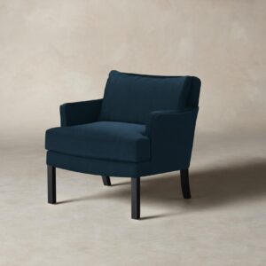 The Kaye Chair - Performance Velvet Sapphire