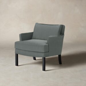 The Kaye Chair - Performance Velvet Seafoam