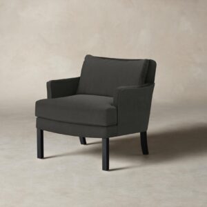 The Kaye Chair - Performance Velvet Slate