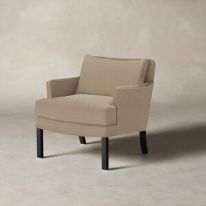 The Kaye Chair - Performance Velvet Taupe