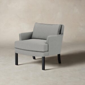 The Kaye Chair - Performance Woven Chenille Rain