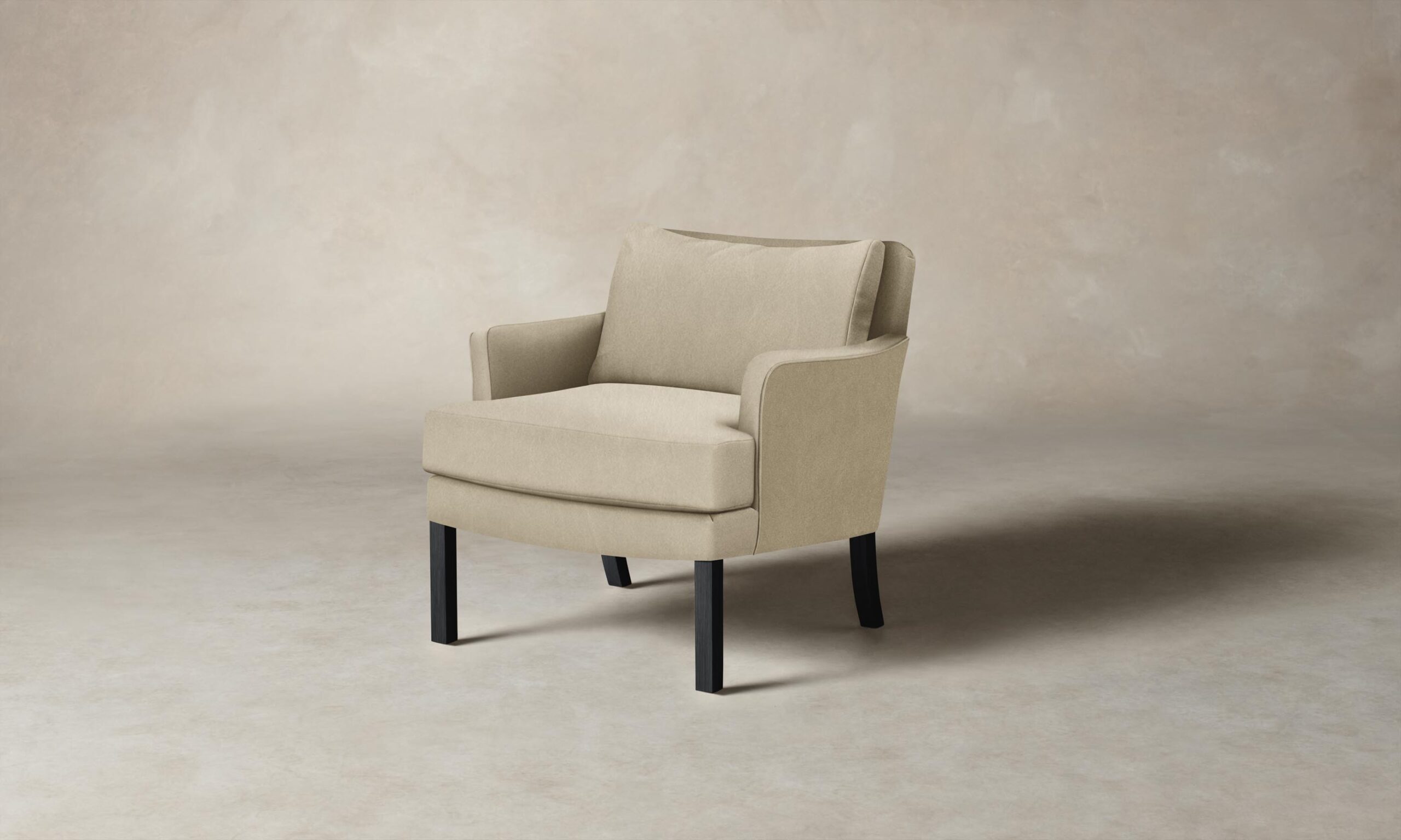The Kaye Chair - Tuscan Leather Bisque