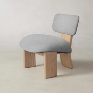 kenmare-chair_italian-boucl-waterfall_driftwood2.0.jpg The Kenmare Chair - Italian Bouclé Waterfall