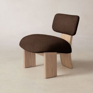 kenmare-chair_italian-brushed-wool-cocoa_driftwood_34440b1d-defd-4d12-b10f-4a632bb0d145.jpg The Kenmare Chair - Italian Brushed Wool Cocoa