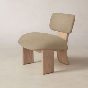 kenmare-chair_italian-brushed-wool-fox_driftwood_bb69de6a-2b69-4be1-8b7f-bcaea57a4d73.jpg The Kenmare Chair - Italian Brushed Wool Fox