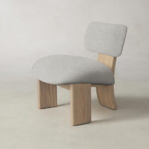 kenmare-chair_merino-heather-grey_driftwood2.0.jpg The Kenmare Chair - Merino Heather Grey