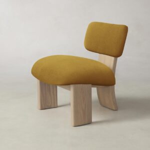 kenmare-chair_mohair-amber_driftwood2.0.jpg The Kenmare Chair - Mohair Amber