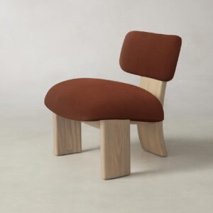The Kenmare Chair - Mohair Spice