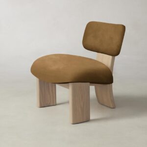 The Kenmare Chair - Nubuck Leather Saddle