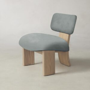 The Kenmare Chair - Nubuck Leather Tide