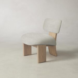 The Kenmare Chair - Performance Mélange Weave Flint
