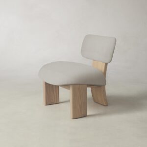 The Kenmare Chair - Performance Textured Linen Flax