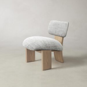 The Kenmare Chair - Performance Textured Tweed Alpine