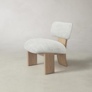 The Kenmare Chair - Performance Textured Tweed Dove