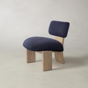 The Kenmare Chair - Performance Velvet Midnight