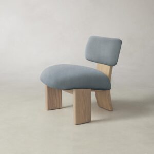 The Kenmare Chair - Performance Velvet Sky