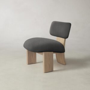 The Kenmare Chair - Performance Velvet Slate