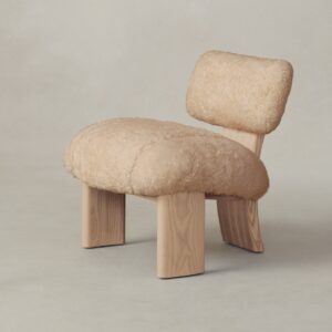 The Kenmare Chair - Shearling Toffee