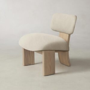 The Kenmare Chair - Tuscan Leather Bisque