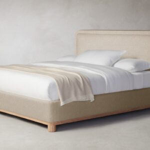 The Kent Bed - Heritage Belgian Linen Husk