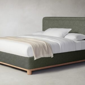The Kent Bed - Heritage Belgian Linen Thyme