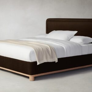 The Kent Bed - Mohair Chocolate
