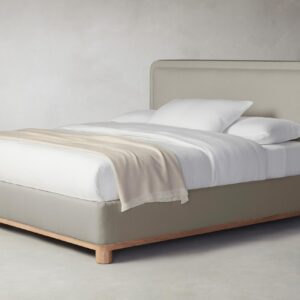 The Kent Bed - Performance Textured Linen Flax