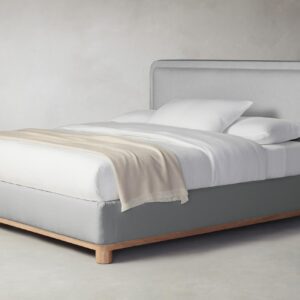 The Kent Bed - Performance Linen Weave Cloud