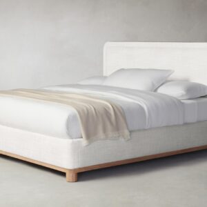 The Kent Bed - Performance Textured Tweed Snow