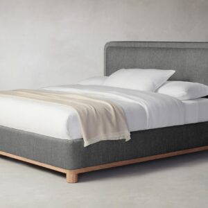 The Kent Bed - Performance Tweed Smoke