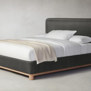 The Kent Bed - Performance Velvet Slate