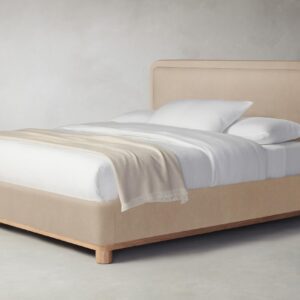 The Kent Bed - Performance Velvet Taupe