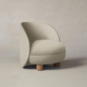 The Laight Chair - Heritage Belgian Linen Alder