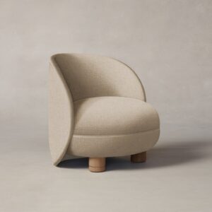 The Laight Chair - Heritage Belgian Linen Husk
