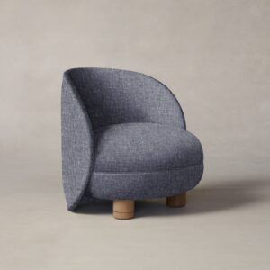 The Laight Chair - Heritage Belgian Linen Lake