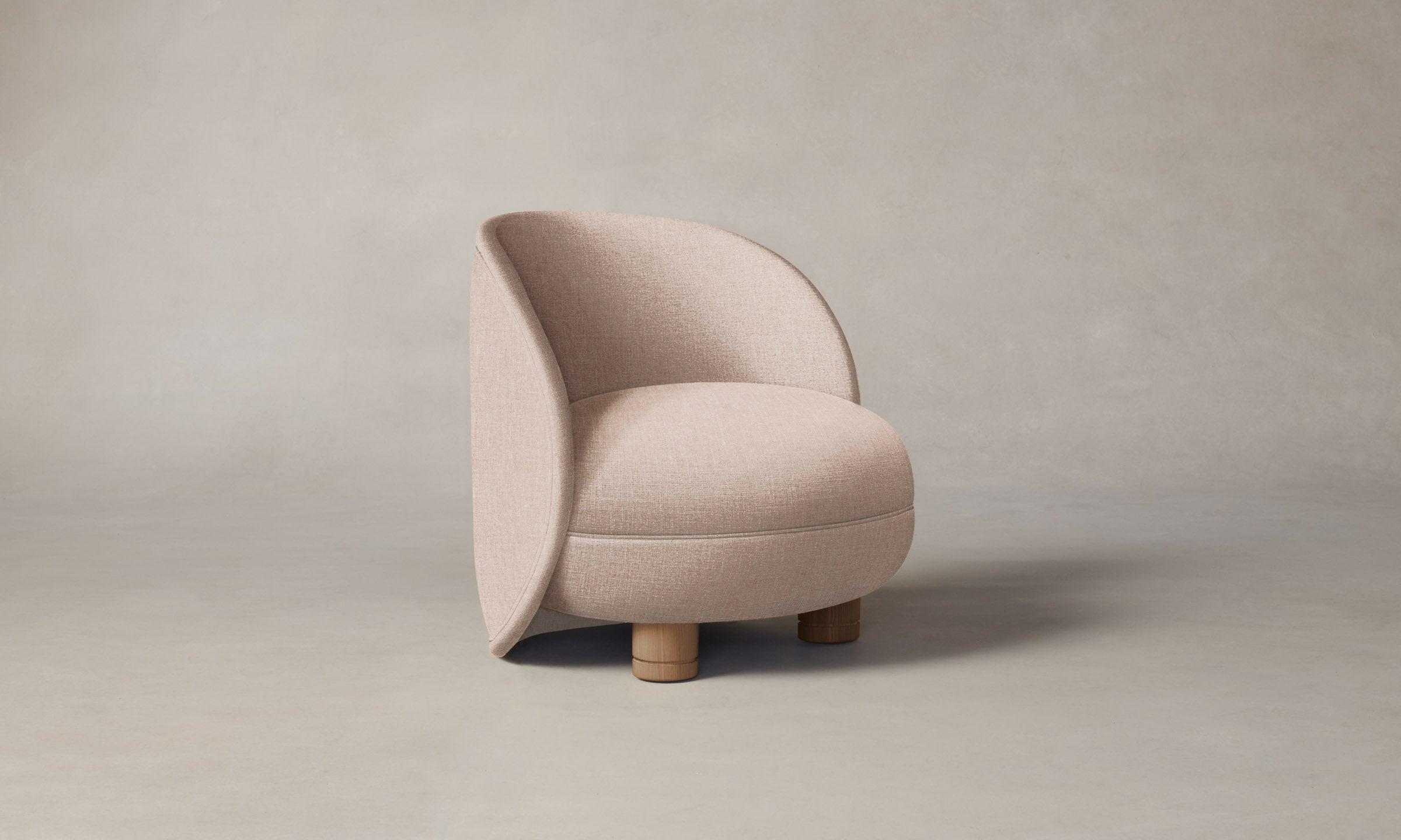 The Laight Chair - Heritage Belgian Linen Petal