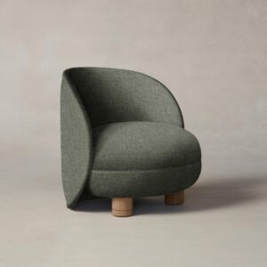 The Laight Chair - Heritage Belgian Linen Thyme
