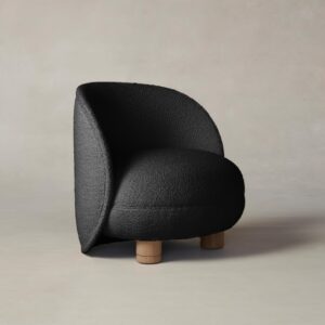 The Laight Chair - Italian Bouclé Storm