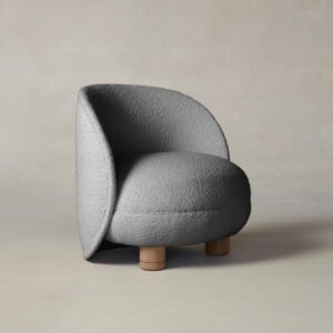 The Laight Chair - Italian Bouclé Waterfall