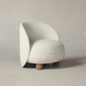 The Laight Chair - Italian Bouclé White