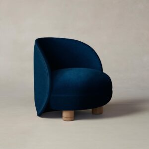 The Laight Chair - Mohair Admiral