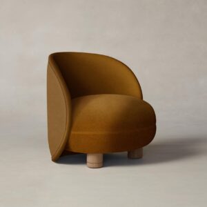The Laight Chair - Mohair Brown Sugar