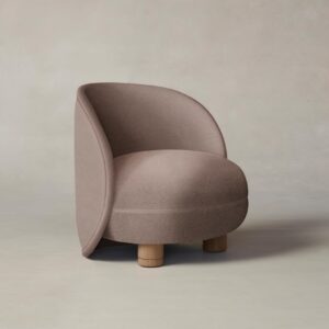 The Laight Chair - Mohair Peony