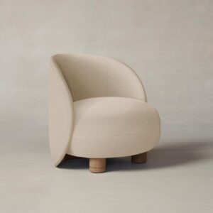 laight-chair_pebbled-leather-stone_pecan2.0.jpg The Laight Chair - Pebbled Leather Stone