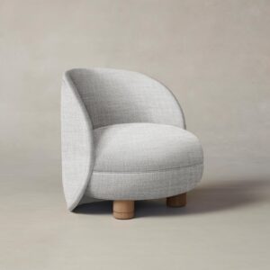 laight-chair_performance-textured-tweed-snow_pecan2.0.jpg The Laight Chair - Performance Textured Tweed Snow