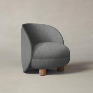 laight-chair_performance-tweed-smoke_pecan2.0.jpg The Laight Chair - Performance Tweed Smoke