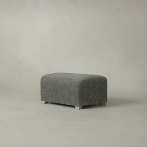 The Lenox Ottoman - Heritage Belgian Linen Thyme