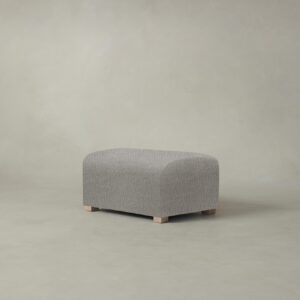 The Lenox Ottoman - Italian Bouclé Fossil