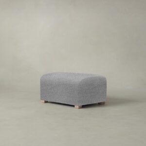 The Lenox Ottoman - Italian Bouclé Waterfall