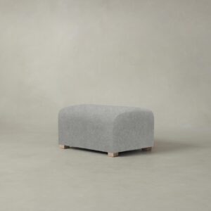 The Lenox Ottoman - Merino Granite